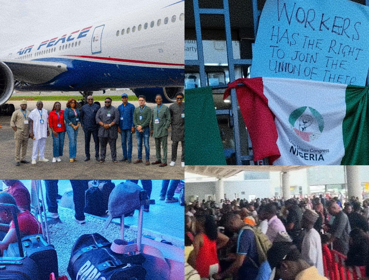Air Peace flights disrupted by union protest in Lagos and Abuja